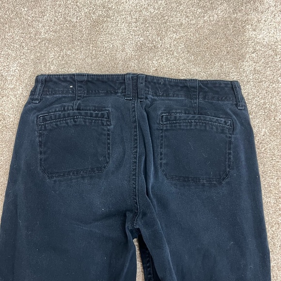 HOLLISTER LOW RISE COTTON CHINOS NAVY BLUE SIZE 25 - Picture 4 of 9